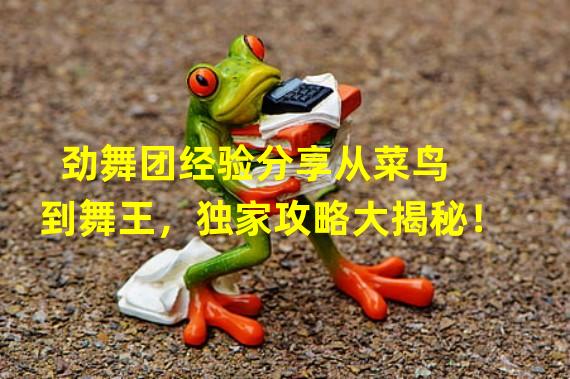  劲舞团经验分享从菜鸟到舞王，独家攻略大揭秘！